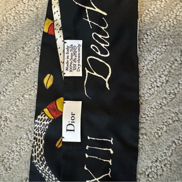 Christian Dior Death Silk Twilly - Picture 3 of 8